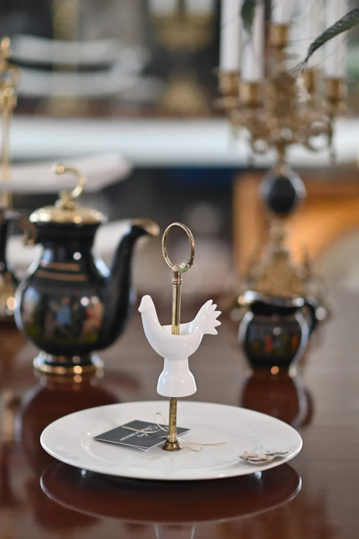 Single cockellete platter