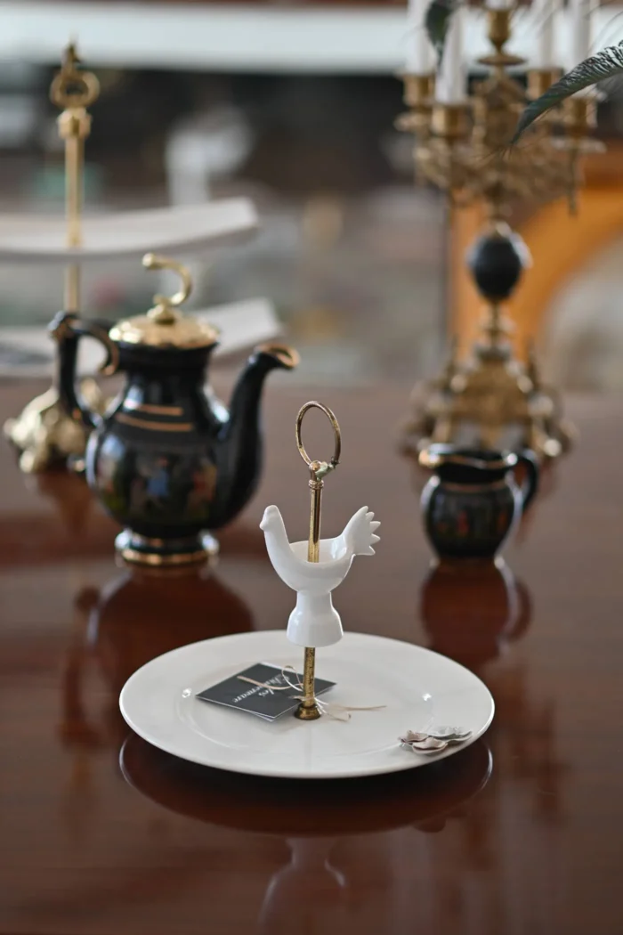 Single cockellete platter