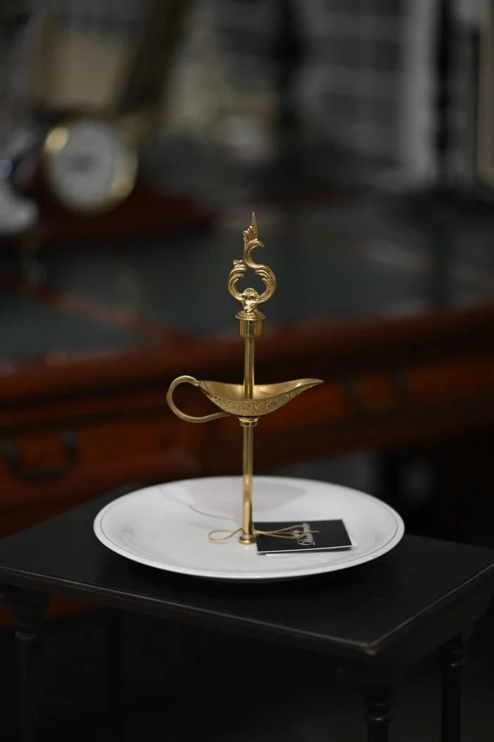 Illuminating Heritage Brass Platter