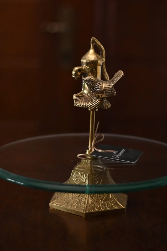 Drinking bird platter