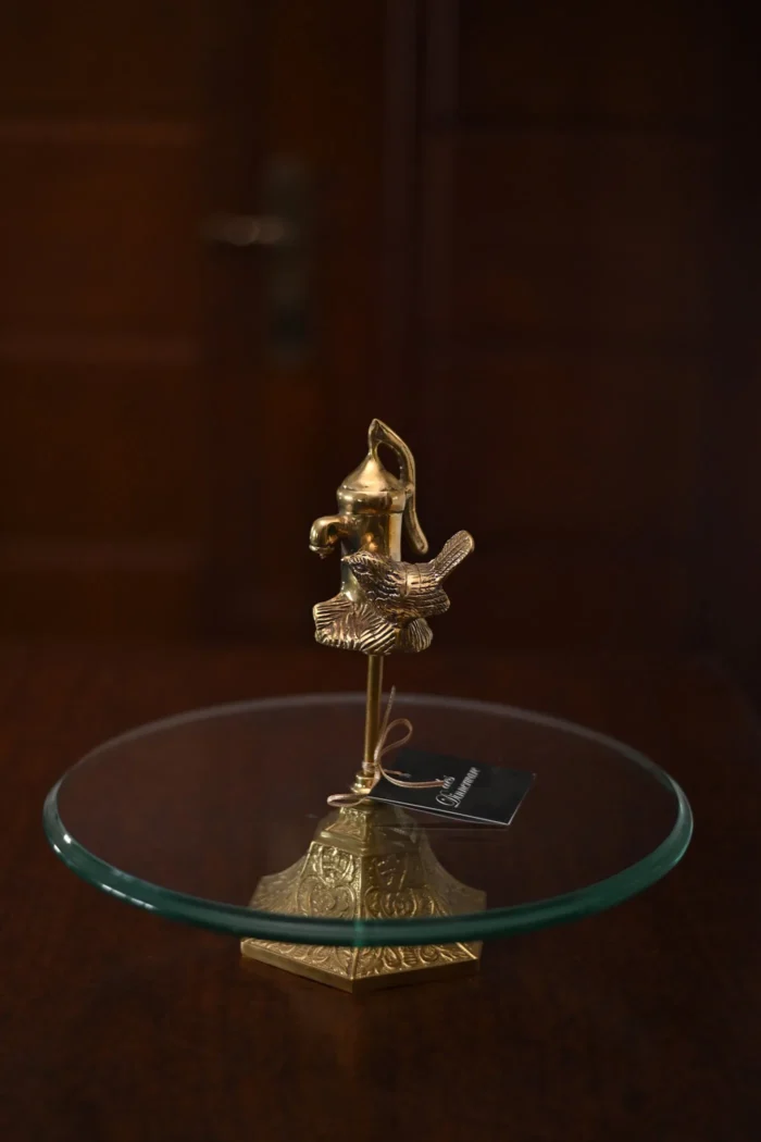 Drinking bird platter