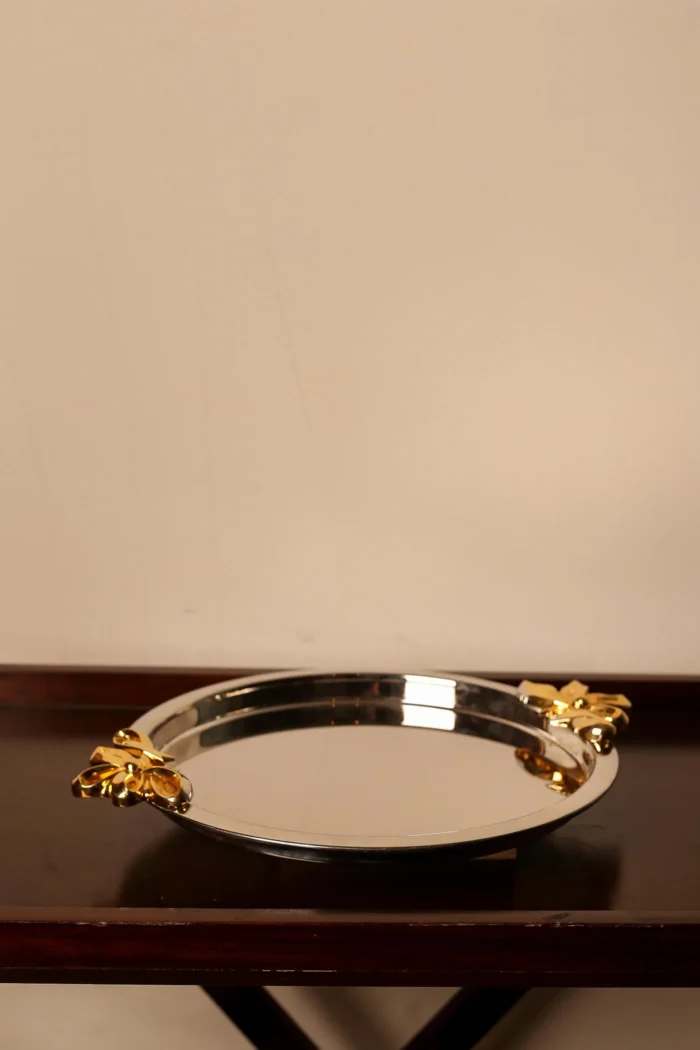 golden handles tray